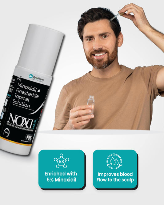 Noxi Hair Minoxidil 5% Hair Regrowth Serum For Hair Fall Control (60ml)