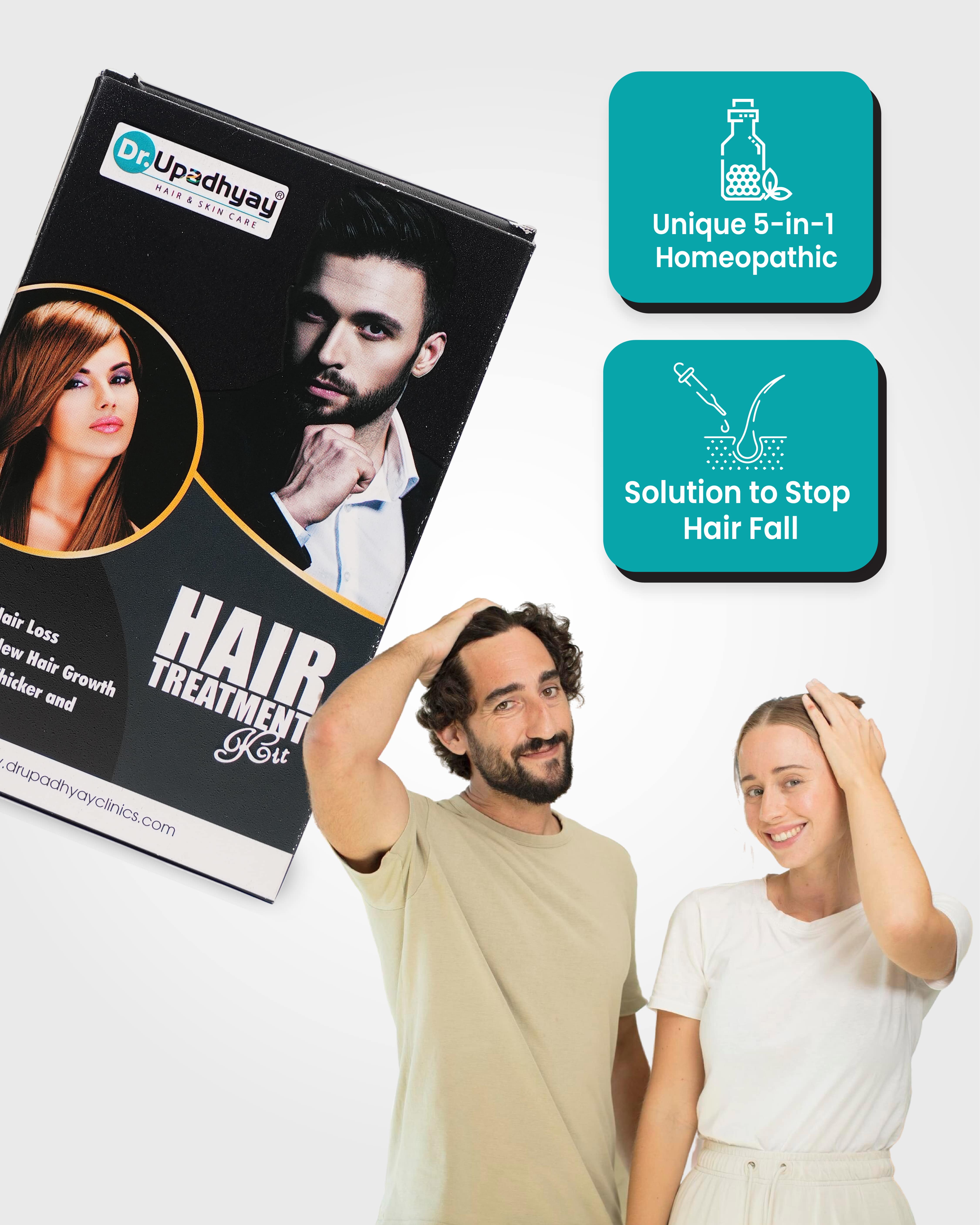 Hair Treatment Kit Advanced Natural DHT Blocker for Faster Hair Regrowth & Stronger Roots
